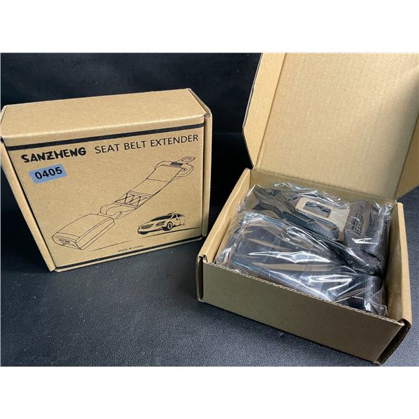 2 Boxes of Seat Belt Extenders for Vehicles (2PCS Each/4 Total) Fits Most Cars - New
