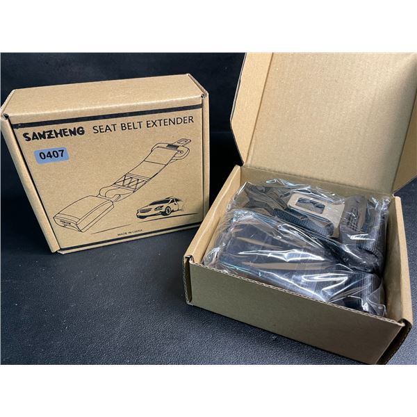 2 Boxes of Seat Belt Extenders for Vehicles (2PCS Each/4 Total) Fits Most Cars - New