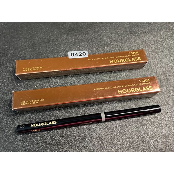 Lot of 2 Hourglasss 1.5mm Mechanical Gel Eye Liners; Shade: Meteorite - New