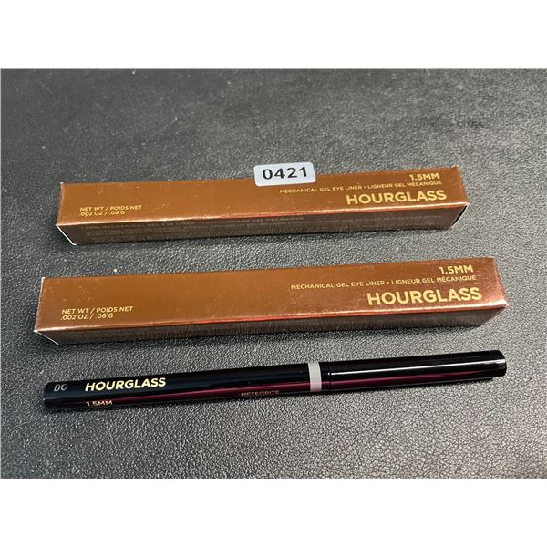 Lot of 2 Hourglasss 1.5mm Mechanical Gel Eye Liners; Shade: Meteorite - New