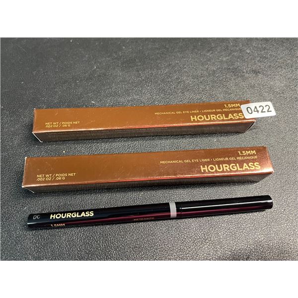 Lot of 2 Hourglasss 1.5mm Mechanical Gel Eye Liners; Shade: Meteorite - New