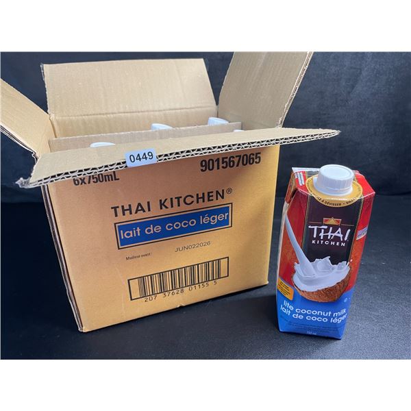 Case of 6 Thai Kitchen Lite Coconut Milk (6 x 750ml Bottles) - New (BB: June 2026)