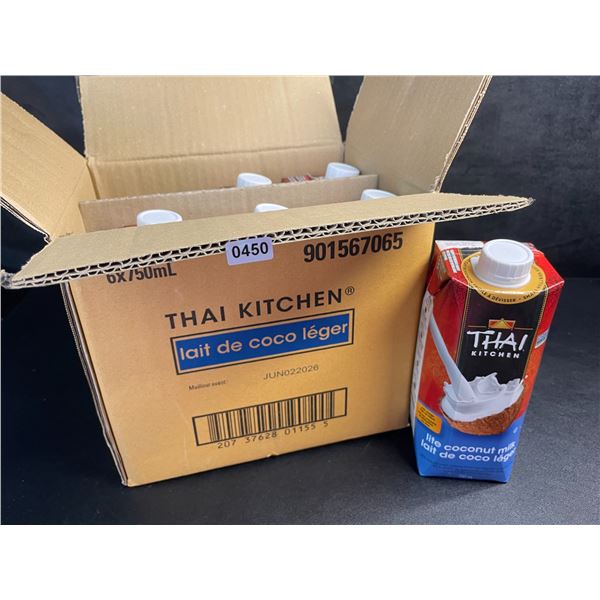 Case of 6 Thai Kitchen Lite Coconut Milk (6 x 750ml Bottles) - New (BB: June 2026)
