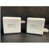 Image 2 : 2-Pack of 60W 5-Port USB-C Fast Charger Blocks - New