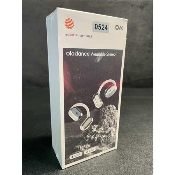 Oladance OWS1 Open-Ear Wireless Bluetooth Headphones; High-Quality Sound; Space Silver; NEW SEALED!