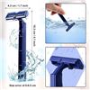 Image 3 : 30-Pack of Disposable Razors - Individually Wrapped Disposable Twin-Blade Razors - New