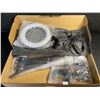Image 5 : 1 Overhead Camera Mount with Ring Light - Flexible Phone Arm Stand for Video Recording - New