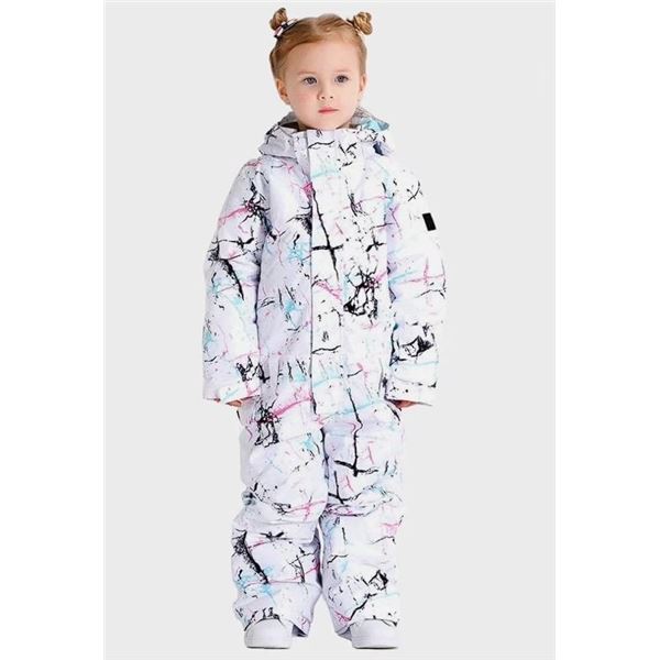 SMN One-Piece Kids Snowsuit/Ski Suit for Winter - Size 5T - Unisex Design - New with Tags!