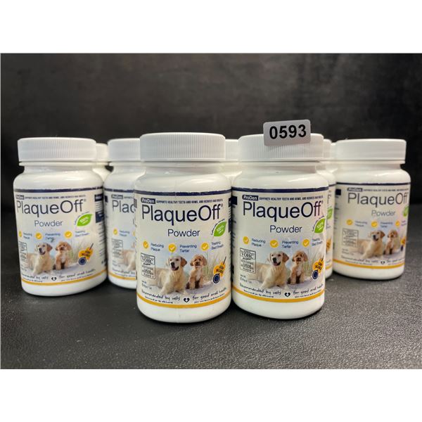 12 Bottles of ProDen PlaqueOff Powder (60g) for Dogs - Supports Healthy Teeth/Gums/Breath - New