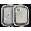 Image 2 : Lot of 2 Collapsible Multi-Function Cutting Boards with Built-In Strainer/Basket Function - New