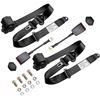 Image 1 : Set of 2 Universal 3pt Adjustable Retractable Lap Belts/Seat Belts - Brand New