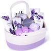 Image 1 : Body & Earth 10PC Lavender Spa Gift Basket for Women - Relaxing Home Spa Gift Set - New Sealed