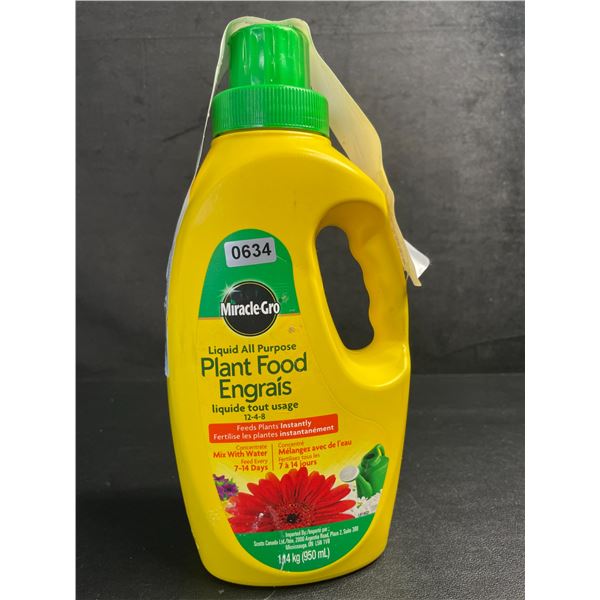1 Jug of MiracleGro Liquid All-Purpose Plant Food (1.14kg) - New