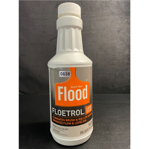 Flood Floetrol (946ml) Latex Based Paint Additive - Eliminates Brush & Roller Marks - New
