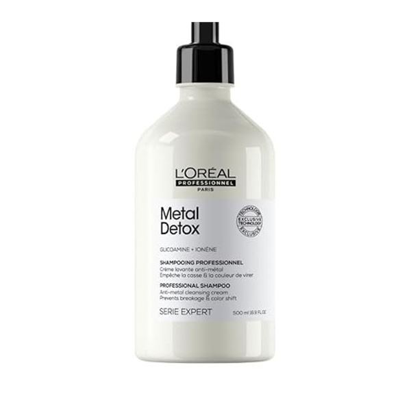 L'Oréal Professionnel Metal Detox Sulfate-Free Shampoo for Color Treated Hair (500ml)