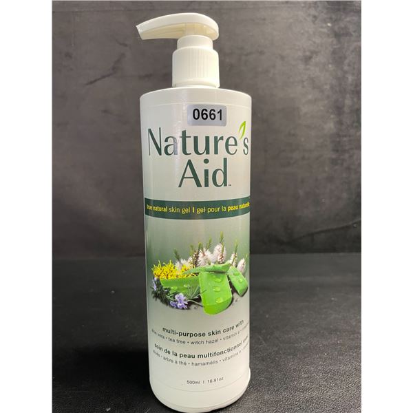 Nature's Aid True Natural Skin Gel (500ml) - New