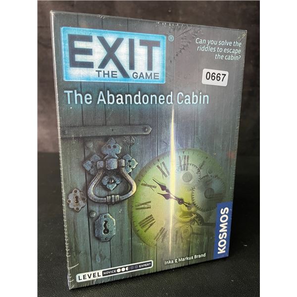 EXIT The Game: The Abandoned Cabin Card Game for Adults/Kids 12+ - New Sealed