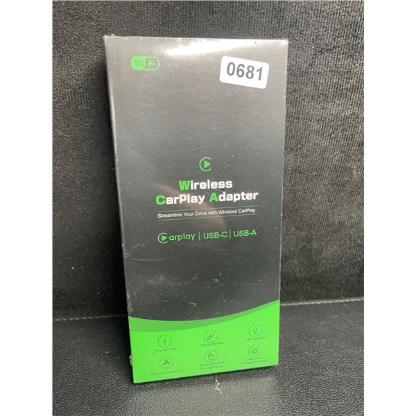 1 Wireless CarPlay Adapter - Plug & Play Design - Brand New