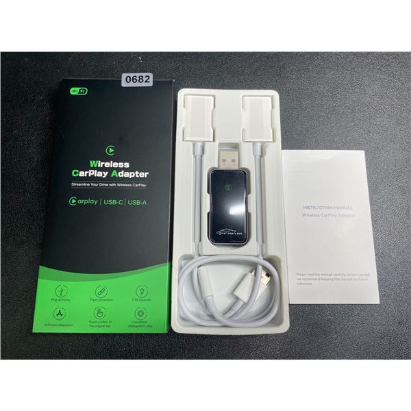 1 Wireless CarPlay Adapter - Plug & Play Design - Brand New