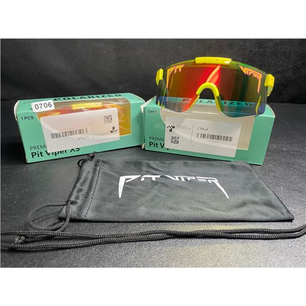 2 Pairs of Kids/Youth Pit Viper Polarized Sunglasses (For Ages 2-6yrs) - New
