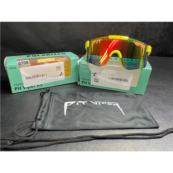 2 Pairs of Kids/Youth Pit Viper Polarized Sunglasses (For Ages 2-6yrs) - New