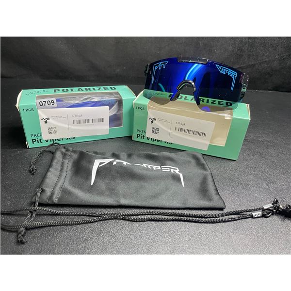 2 Pairs of Kids/Youth Pit Viper Polarized Sunglasses (For Ages 2-6yrs) - New