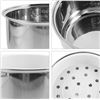 Image 6 : Stainless Steel Rice Cooker Inner Pot (3L Capacity) with Utensils - Brand New
