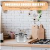 Image 8 : Stainless Steel Rice Cooker Inner Pot (3L Capacity) with Utensils - Brand New