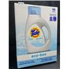 Image 1 : Tide Ultra Concentrated Free & Gentle Eco-Box Liquid Laundry Detergent (3.1L) 96 Loads - New