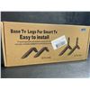 Image 4 : Universal TV Stand Base/Legs for 32-65" TV's - No Drilling - Compatible w/ Smart TV's/LCD/LED/etc.