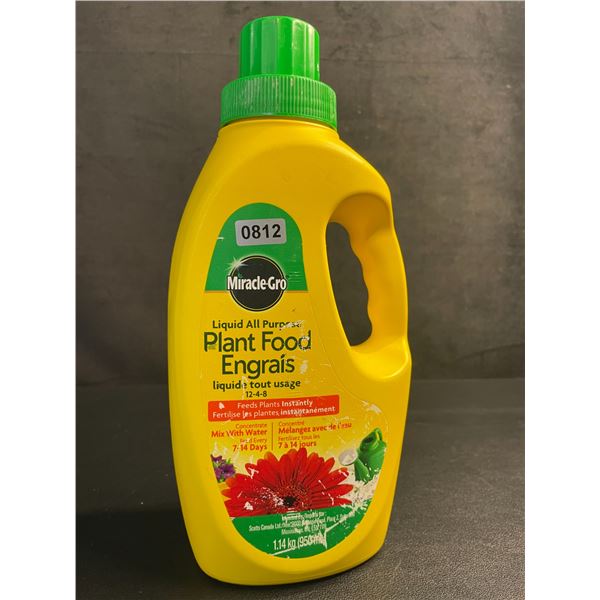 1 Jug of MiracleGro Liquid All-Purpose Plant Food (1.14kg) - New