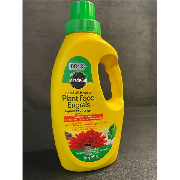 1 Jug of MiracleGro Liquid All-Purpose Plant Food (1.14kg) - New