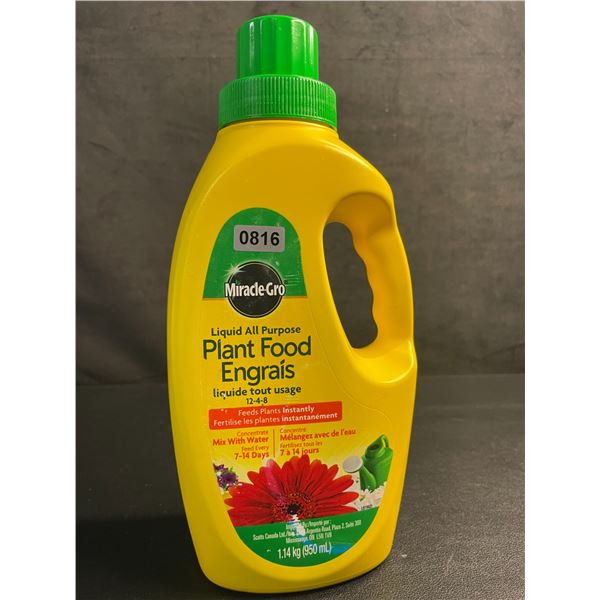1 Jug of MiracleGro Liquid All-Purpose Plant Food (1.14kg) - New