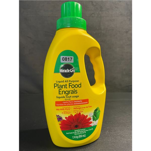1 Jug of MiracleGro Liquid All-Purpose Plant Food (1.14kg) - New