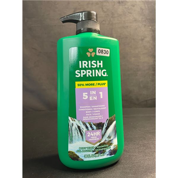 Irish Spring 5-in-1 Body Wash + Shampoo (887ml) 24HR Fresh Scent - New