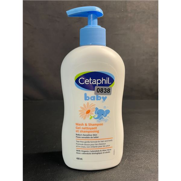 Cetaphil Baby Wash & Shampoo (400ml) For Baby's Sensitive Skin - New