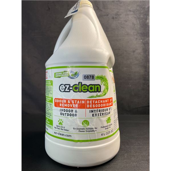 Ez-Clean Odour & Stain Remover (4L Jug) For Indoors/Outdoors; Removes Pet Stains/Odours - New