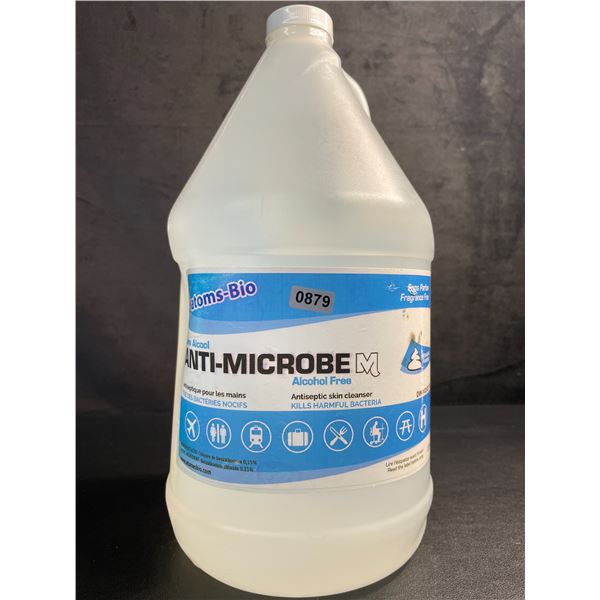 Atoms-Bio Anti-Microbe M Foaming Hand Sanitizer/Antiseptic Skin Cleanser (3.78L Jug) - New