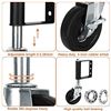 Image 7 : Box of 2PCS 4-Inch Spring Loaded Heavy-Duty Gate Caster Wheels for Outdoor Gates - New