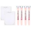 Image 1 : 6PC Tooth Fairy Wand Pen & Notepad Set (Incl. 4 Floating Glitter Pens & 2 Notepads) - New