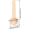 Image 8 : 2 Boxes (50PCS Each) Mini Wooden Kitchen Seasoning Spoons - New