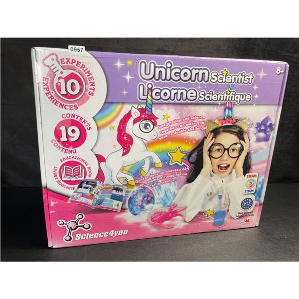 Unicorn Scientist 19PC STEM Toy Set (For Ages 8+) - New Sealed!