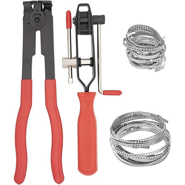 1 CV Boot Kit with Axle Joint Crimp Tools/Pliers and Crimping Bands - New