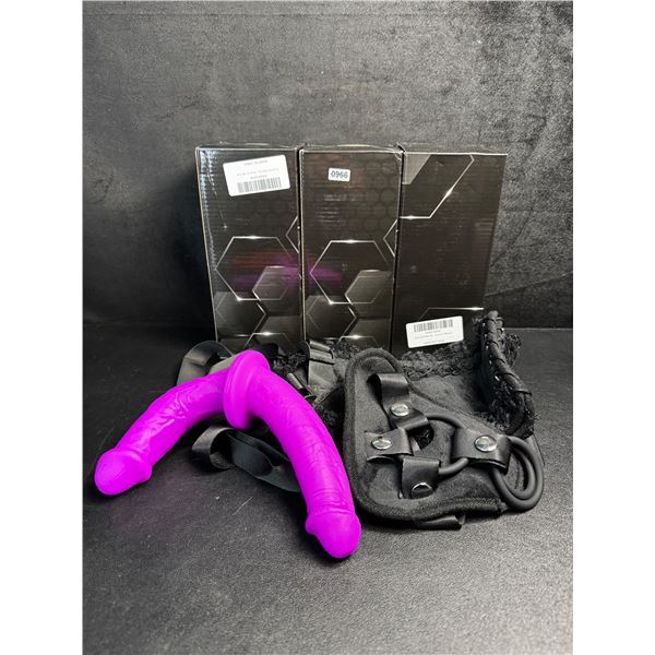 3 Double Sided Dildo/Strap-Ons - New Sealed