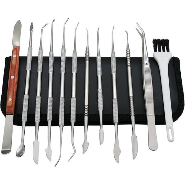 12PC Double-Ended Waxing/Clay/Sculpting Carving Tool Kit - New
