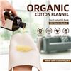 Image 7 : 5 Packs of Organic Cotton Flannel Unbleached Wool Sheets for Castor Oil/Massage (2PC Per Pack) - New