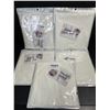 Image 2 : 5 Packs of Organic Cotton Flannel Unbleached Wool Sheets for Castor Oil/Massage (2PC Per Pack) - New