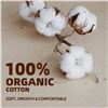 Image 4 : 5 Packs of Organic Cotton Flannel Unbleached Wool Sheets for Castor Oil/Massage (2PC Per Pack) - New