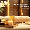 Image 6 : 5 Packs of Organic Cotton Flannel Unbleached Wool Sheets for Castor Oil/Massage (2PC Per Pack) - New