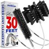 Image 1 : 30FT Dryer Vent Cleaning Brush/Flexible Lint Brush with Drill Attachment - New in Box